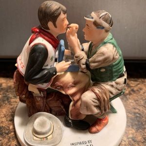 Norman Rockwell”Gary Cooper in Hollywood” Figurine